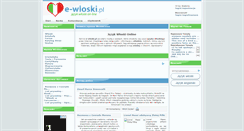 Desktop Screenshot of e-wloski.pl