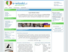 Tablet Screenshot of e-wloski.pl